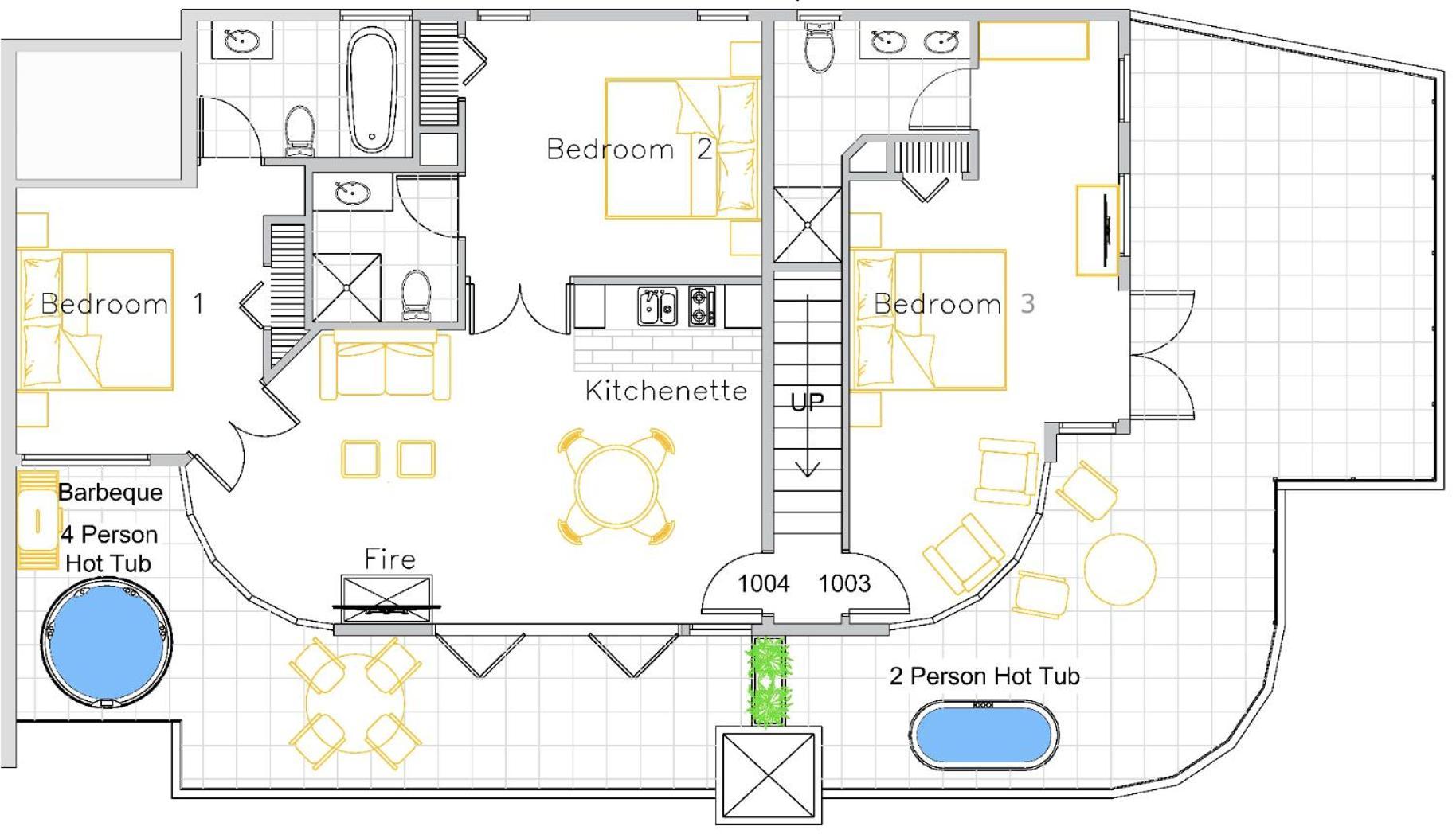 Luxury 6-bedroom Penthouse - The Beacon With 3 Spas Queenstown