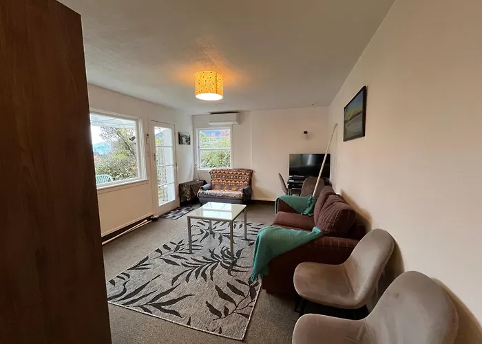 Retro Cosy Unit With Lake Views And Patio Walk To Town